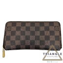 ルイヴィトン ダミエ財布（メンズ） Louis Vuitton　ルイヴィトン　N60015　ダミエ　ジッピー・ウォレット　ブラウン　財布　長財布　メンズ　レディース　ビトン