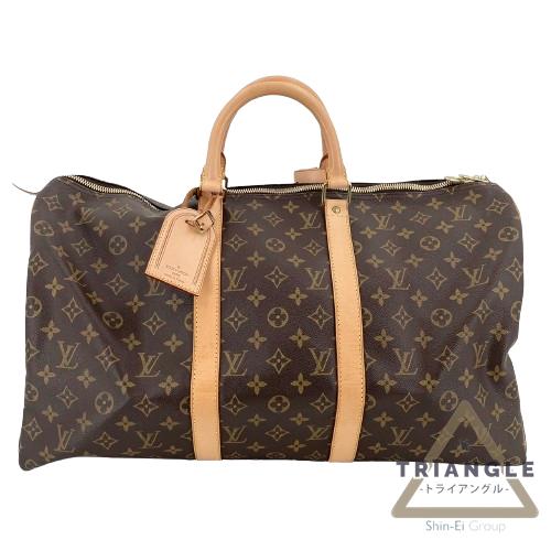 ヴィトン ボストンバッグ LOUIS VUITTON ルイヴィトン M41426 キーポル50 モノグラム ボストンバッグ ハンドバッグ 2002年 ビトン