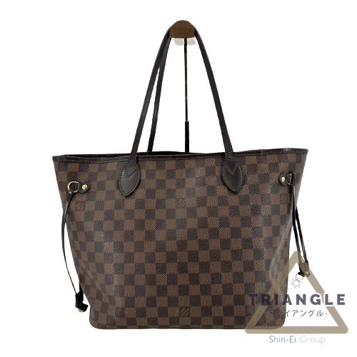 ルイヴィトン バッグ ダミエ（レディース） LOUIS VUITTON ルイヴィトン N51105 ネヴァーフルMM ダミエ エベヌ トートバッグ バッグ レディース ウィメンズ 2009年 ビトン