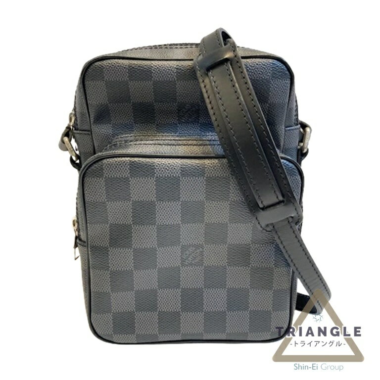 ショルダーバッグ LOUIS VUITTON ルイヴィトン ダミエグラフィット レム N41446 肩掛け 斜め掛けショルダーバッグ