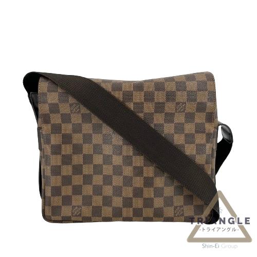 ショルダーバッグ Louis Vuitton ルイヴィトン N45255 ナヴィグリオ ダミエエベヌ ショルダーバッグ メッセンジャーバッグ レディース ウィメンズ 2001年 ビトン