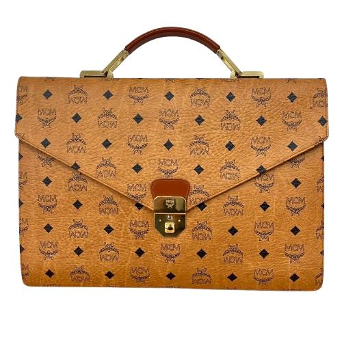 MCM　エムシーエム　ブリーフケース　ブラウン　Mode Creation Munich　かばん