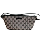 GUCCI グッチ 07198 GGキャンバス アクセサリーポーチ ハンドバッグ ピンク系