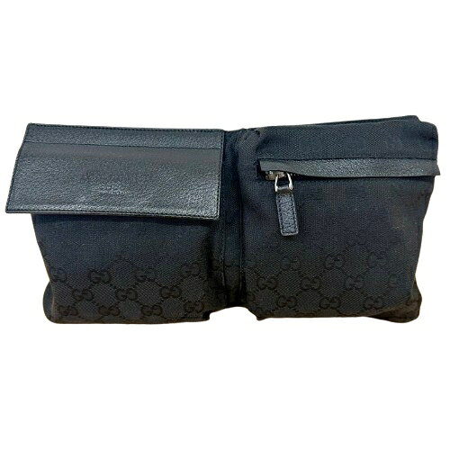 乐天商城 - GUCCI グッチ GGキャンバス ショルダーバッグ ボディバッグ 28566 ブラック メンズ