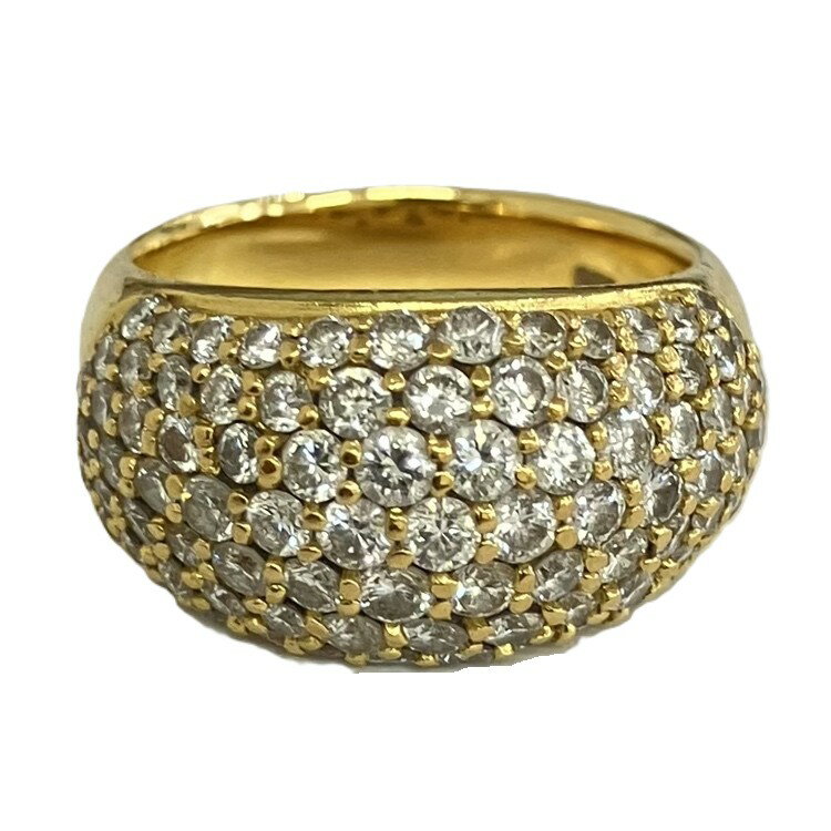乐天商城 - K18 リング 指輪 1.48ct 7.57g イエローゴールド 金