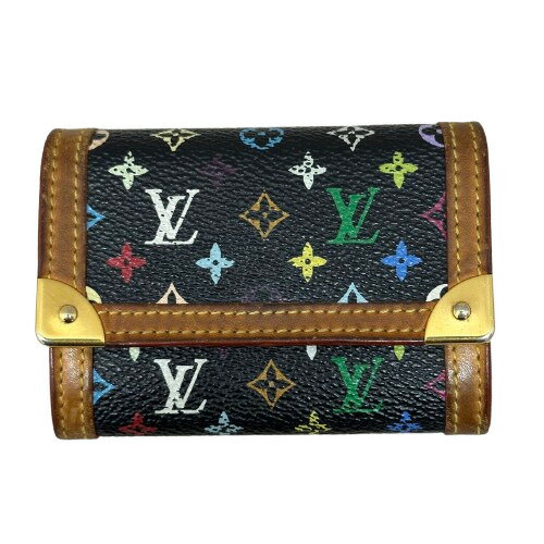 Louis Vuitton ルイヴィトン M92656 モノグラム マルチカラー ポルトモネ プラ コインケース 小銭入れ ビトン