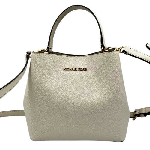 乐天商城 - MICHAELKORS マイケルコース ホワイト ハンドバッグ 2WAY バケツ