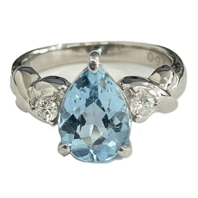 乐天商城 - Pt900 リング 6.17g 1.6ct 0.12ct プラチナ 指輪