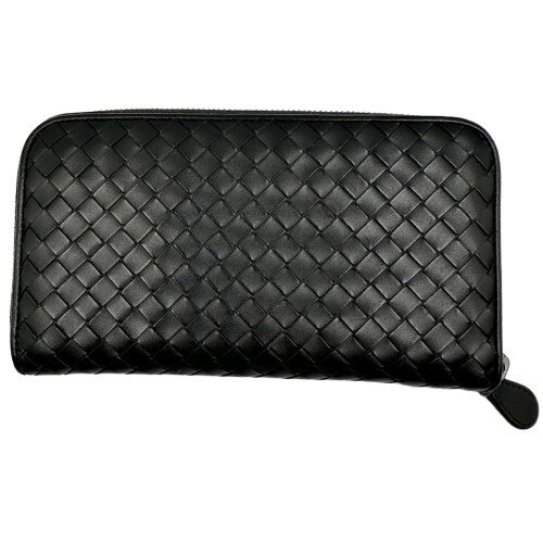 BOTTEGA VENETA ボッテガヴェネタ ジッピーウォレット 長財布 レザー イントレチャート ブラック