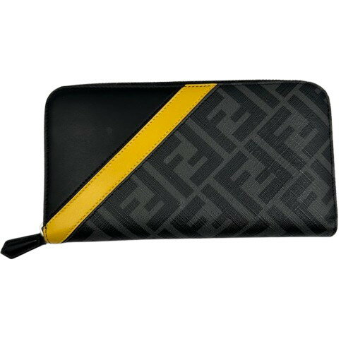 FENDI ズッカ　レザー　長財布　ビッグウォレット　クラッチバッグ　大きめ FENDI ズッカ レザー 長財布 ビッグウォレット クラッチバッグ 大きめ