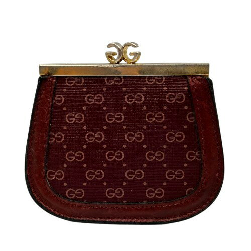 希少✨ GUCCI オールドグッチ 折り財布 マイクロGG がま口 ゴールド金具 GUCCI - 希少✨ GUCCI オールドグッチ 折り財布 マイクロGG がま口