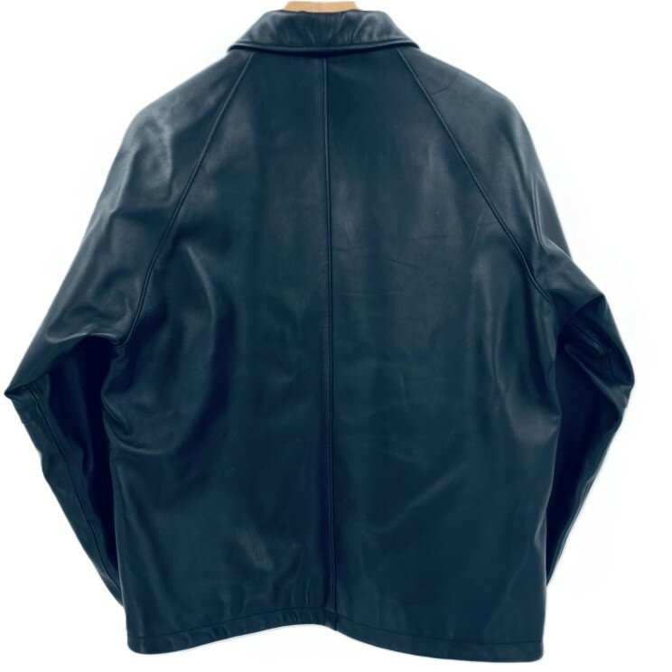 Schott ショット BEAUTY&YOUTH 別注 レザー トラッカーブルゾン Lサイズ ブラック