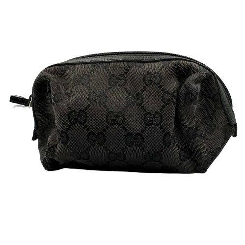 GUCCI グッチ 039.1117 メイクポーチ GGキャンバス ブラック