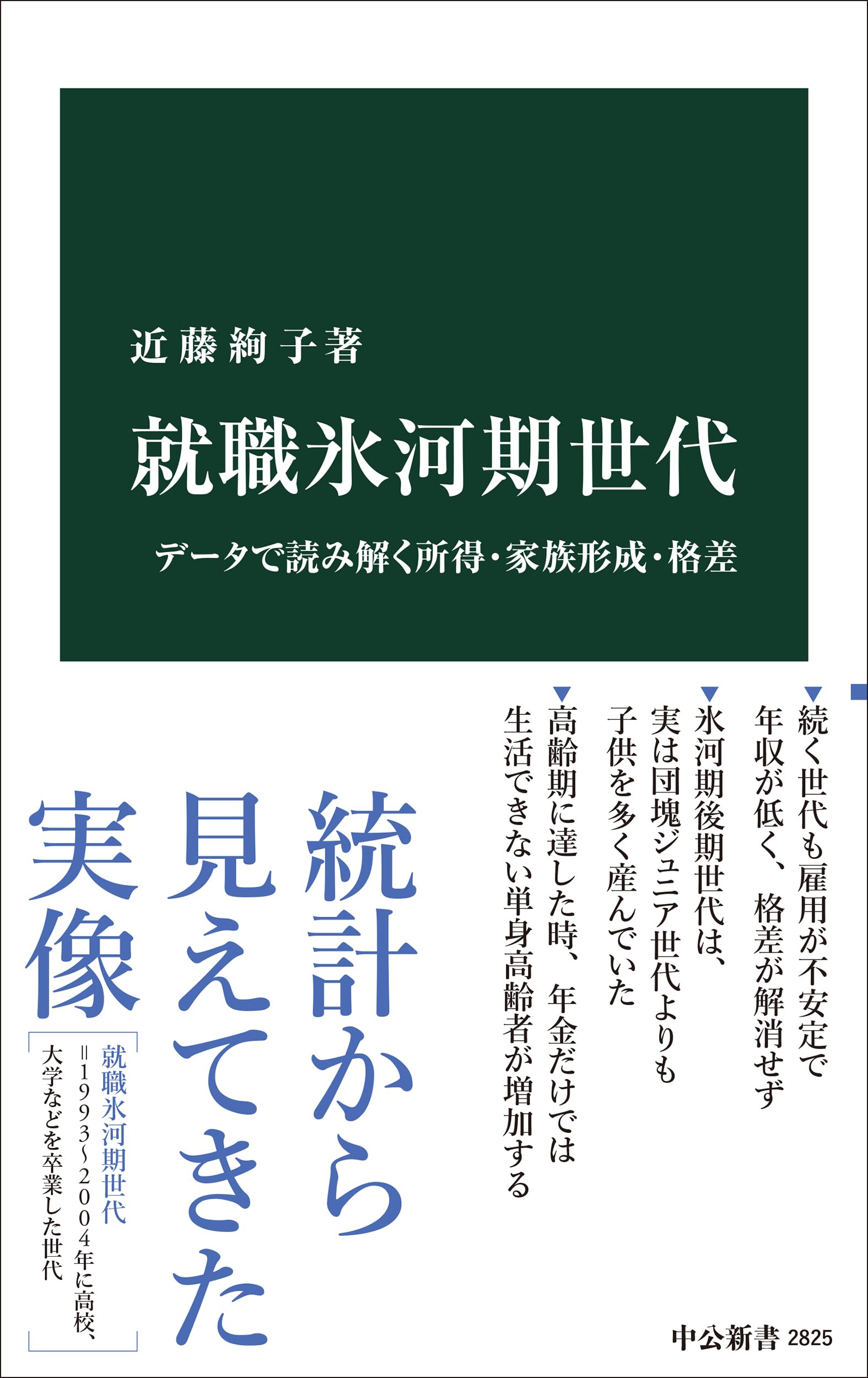 就職氷河期世代-データで読み解く所得・家族形成・格差 (中公新書 2825)