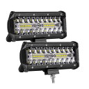 HooMoo LED作業灯 12V/24V 対応 120W LEDワークライト LED 作業灯 LED ワークライト 車 軽トラ トラック 重機 船舶 荷台灯 LEDライト サーチライト 集魚灯 集魚ライト LED 投光器 汎用 防水 2個セット
