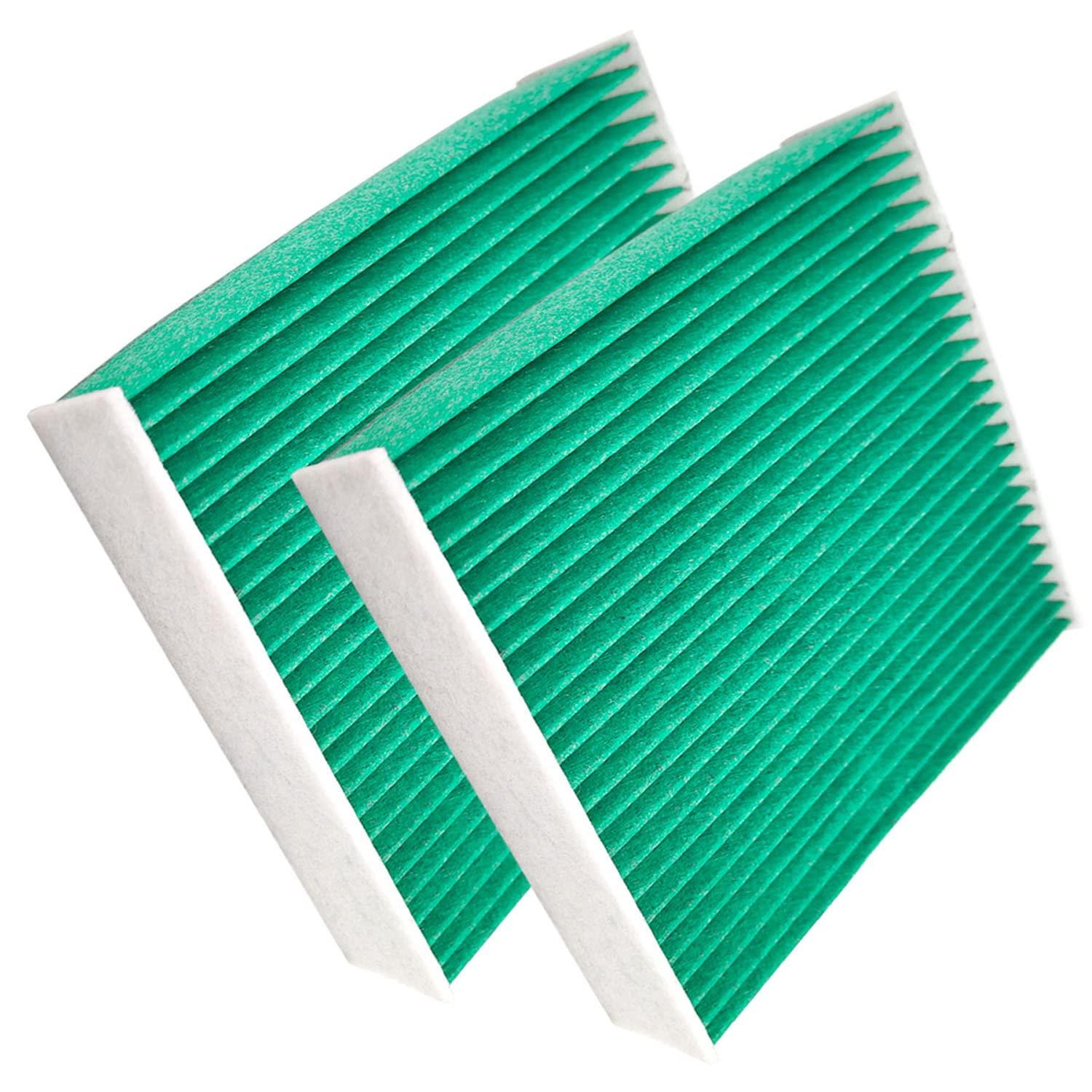 HooMoo エブリィ DA64用 エアコンフィルター DA17 タウンボックス DS64/DS17 スクラムバン DG64/DG17 NV100クリッパー DR64/DR17等 特殊5層構造＆活性炭入 PM2.5除去 ウィルス 排ガス 抗菌 抗カビ をブロックの高機能 適合純正品番 95861-68H00 等