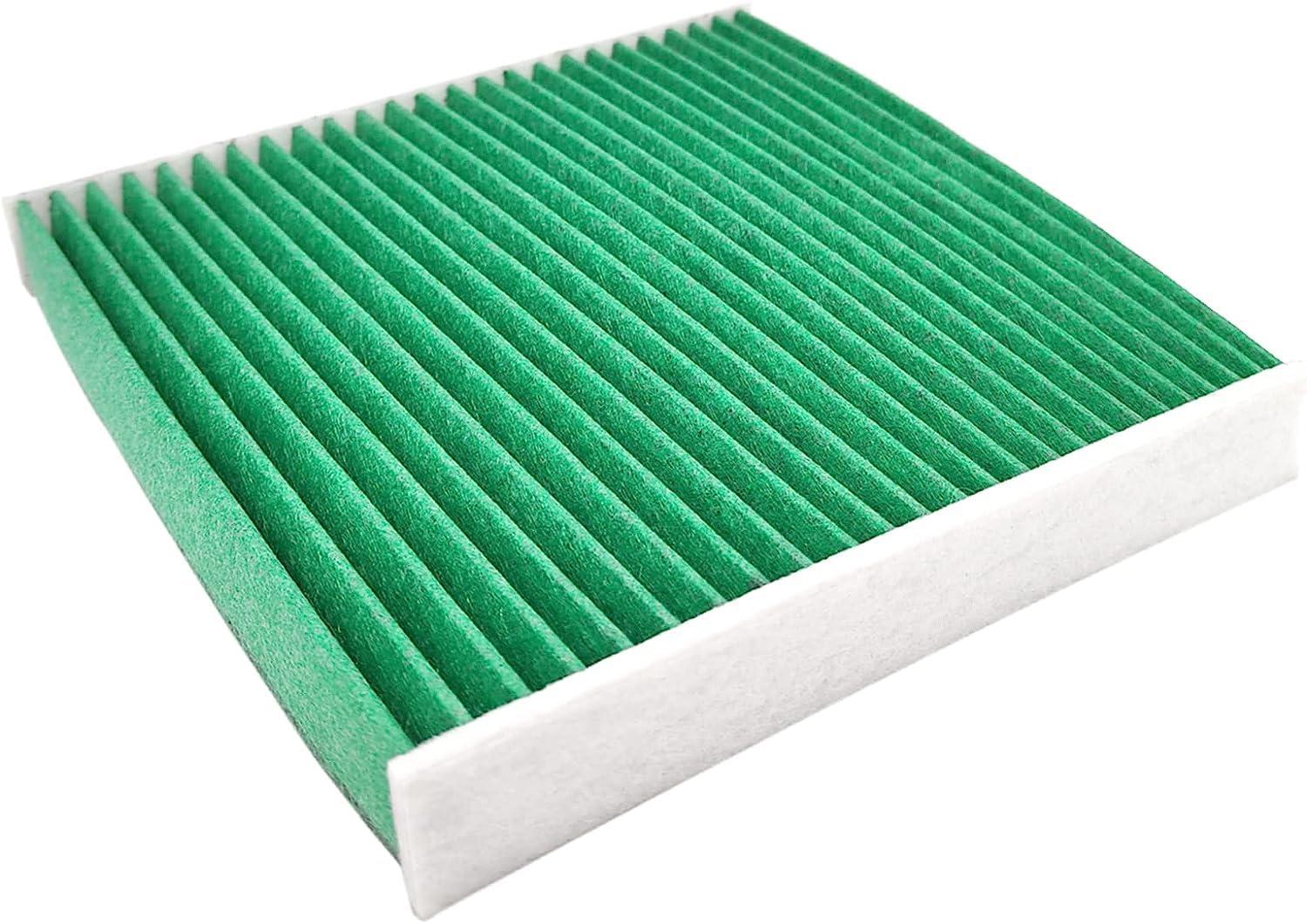 HooMoo スペーシア MK32S/MK42S フレア (MJ34S /MJ44S) エアコンフィルター フレアワゴン(MM32S/ MM42S) キャロル HA25S HB25S 交換用 フィルター 特殊5層構造 活性炭入り 適合品番 DCC7009 95860-72M01等