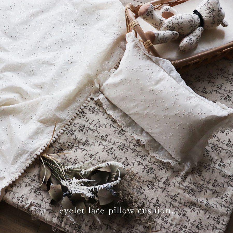 eyelet lace petit pillow cushion åȥ졼ץƥԥå+դʬΥˡ2540cm)ʡޤ顡TRICK HOLICȥåۥå