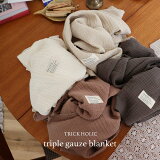 TRICK HOLIC triple gauze blanket100100cm4ɥ롡ߡåȥ̵ϡ֥󥱥åȡեȡлˤڹȥåۥåФ൨˺Ŭʸߡ