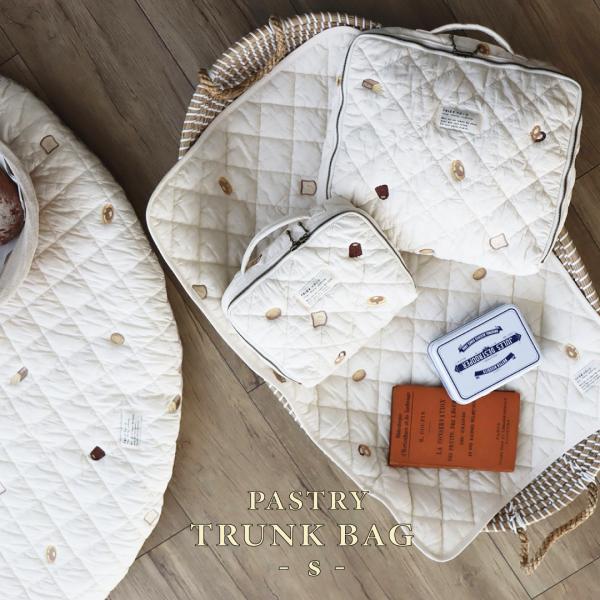 [new] pastry トランクバッグ Sサイズ ヌビ ペストリー 刺繍キルティングトランクバッグ おむつケース おむつバッグ トリックホリックオリジナルのサムネイル