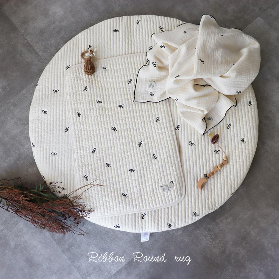 ξ̻Ȥ ROUND RUG ribbon beigeblackξ̻ɽ˥饰ޥåȡ̥ӥޥåȡϡȡۥåȥڥåȡ˼б...