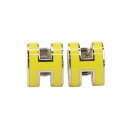 HERMES エルメス ピアス MINI POP H ピアス 98 NEW LIME レディース イエロー