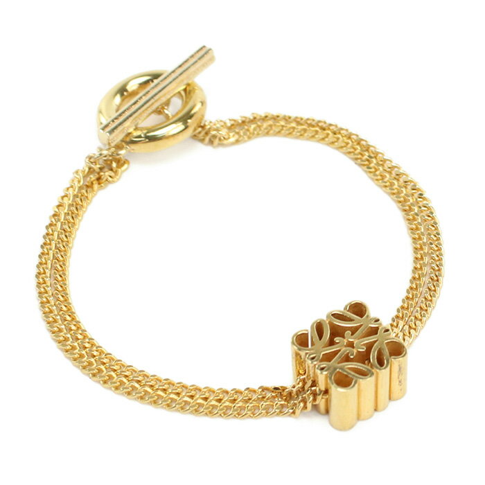 【限定クーポン配布】LOEWE ロエベ アナグラム ブレスレット J821240X08 8130 レディース ゴールドのサムネイル