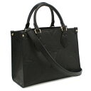LOUIS VUITTON ルイヴィトン トートバッグ M45653 オンザゴー PM アンプラント レディース ブラック