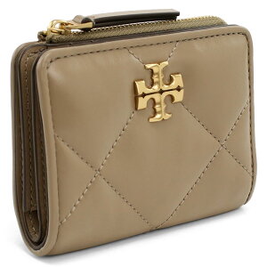 Tory Burch トリーバーチ 二つ折り財布 キラ ダイヤモンド キルト バイフォールド ウォレット 154990 250 レディース ブラウン