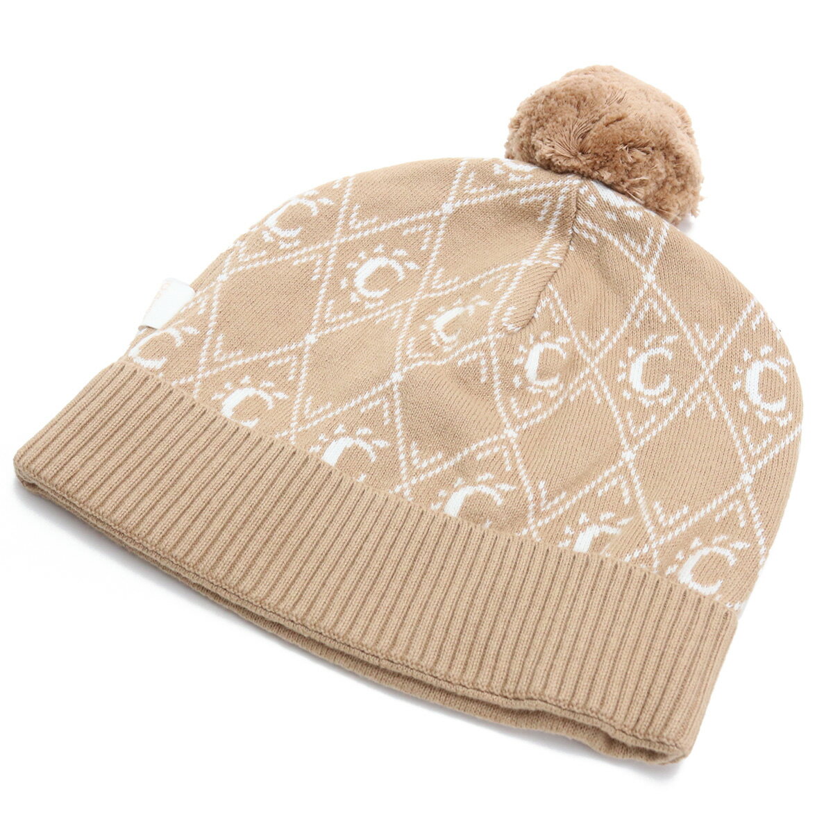 Chloe クロエ ニットキャップ C11193 231 キッズ ベージュ