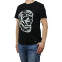 【均一セール】アレキサンダーマックイーン Alexander McQueen メンズ－Tシャツ 631391 QPZ87 0901 ブラック apparel-01 メンズ ts-01 big-01 fl03-sale その1