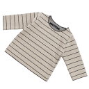 アヴェンティクワト AVentiQuattrore ベビー−ロングTシャツ ブランド おしゃれ A240936 2366 BEIGE-NERO ベー...