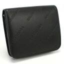 バレンシアガ BALENCIAGA 二折財布小銭入付き ブランド 594216　2AAXQ　1000 ブラック　wallet-01