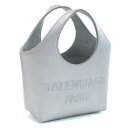 【4/27 9：59迄！ポイント10倍】バレンシアガ BALENCIAGA トートバッグ　ブランド　ロゴ 747036　2AAKE　8110 シルバー系　bag-01