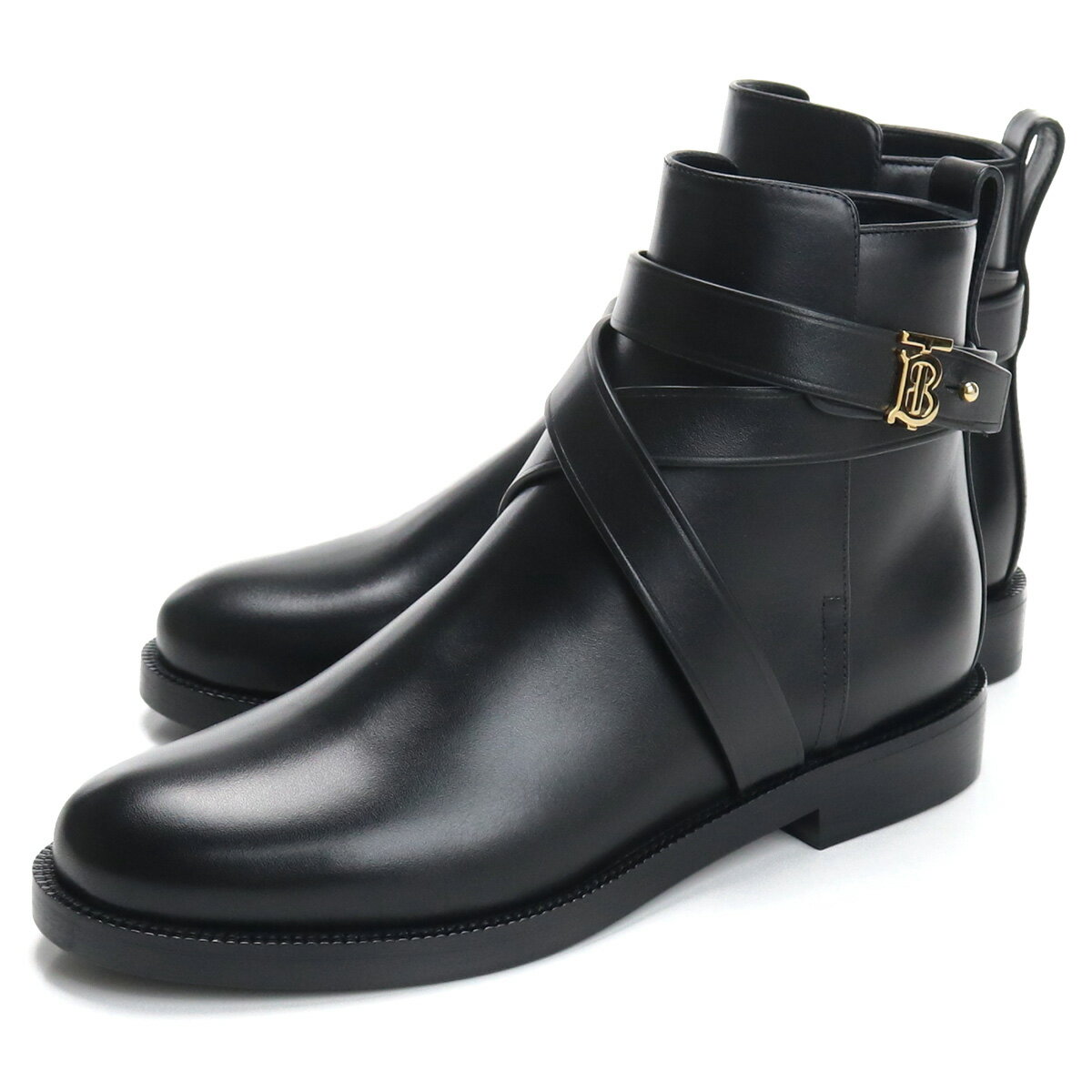 バーバリー BURBERRY レディースブーツ ブランド ブーツ おしゃれ ブランドロゴ 8042370 A1189 BLACK ブラック shoes-01 win-03w