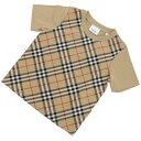 バーバリー BURBERRY キッズ−Tシャツ トップス ブランド 4才〜10才相当 8053953 A7028 ARCHIVE BEIGE IP CHK ベージュ系 kb-01