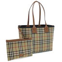 o[o[ BURBERRY g[gobO 8066163@A9534 BRIAR BROWN-BLACK uEn }`J[@bag-01