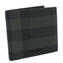 バーバリー バーバリー BURBERRY 二折財布小銭入付き ブランド 8070201 A1208 CHARCOAL ブラック グレー系 mini-01 wallet-01 gif-02m new-05