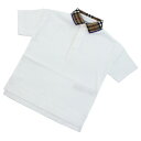 バーバリー BURBERRY ベビー ポロシャツ ブランド 8073160 A1464 WHITE ホワイト系 kb-01