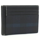 バーバリー BURBERRY カードケース　ブランド 8074691　B2871 DARK CHARCOAL BLUE ネイビー系　gsm-3 new-05