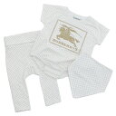 バーバリー BURBERRY ベビー ロンパース ブランド パンツ スタイ 3点セット 8078866 A7168 ARCHIVE BEIGE IP PAT ベ...