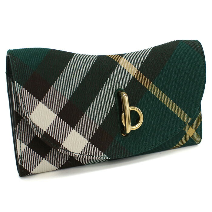 【5/18-20日限定！P10倍】バーバリー BURBERRY ロッキングホース 長財布 小銭入付き ブランド 8082331　B8636 IVY グリーン系 wallet-01