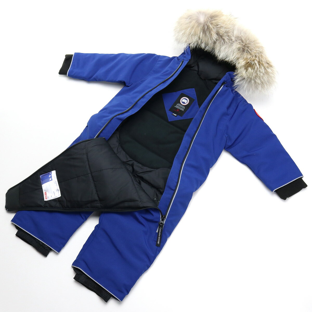 カナダグース Canada Goose Lamb Snowsuit ベビー カバーオール ファー付き 2318b 260 ブルー系 Tricolore トリコローレ カナダグース Canada Goose Lamb Snowsuit ベビー カバーオール ファー付き 2318b 260 ブルー系 Tricolore トリコローレ