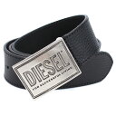 ディーゼル ビジネスベルト メンズ ディーゼル DIESEL メンズベルト ブランド X08893 P0396 T8013 ブラック belt-01 gif-04m new-06