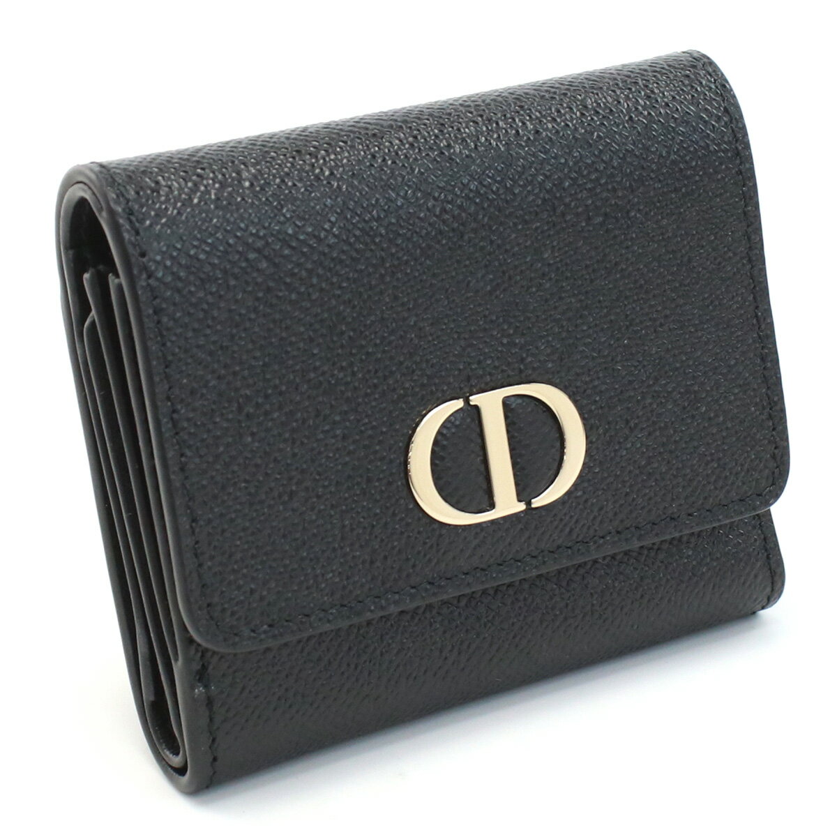 【大開運日！ポイント5倍】ディオール Christian Dior 三つ折り財布小銭入付き 財布 ブランド S2057　OBAE　M900 ブラック mini-01 gif-02wのサムネイル