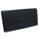 エンポリオアルマーニ EMPORIO ARMANI 長財布ニ折小銭入付き ブランド Y4R170　Y731E　80001 BLACK ブラック wallet-01 new-05