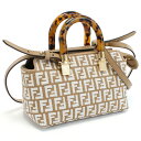 フェンディ ハンドバッグ フェンディ FENDI バイザウェイ BY THE WAY ハンドバッグ 2WAY ショルダー 8BS067　AQ0X　F1MB1 ブラウン系 ホワイト系 bag-01 gif-03w