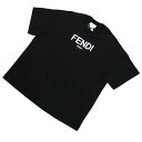 【大人もOK】フェンディ FENDI キッズ　Tシャツ ブランド ロゴ JUI137　7AJ　F0GME ブラック apparel-01 kb-01