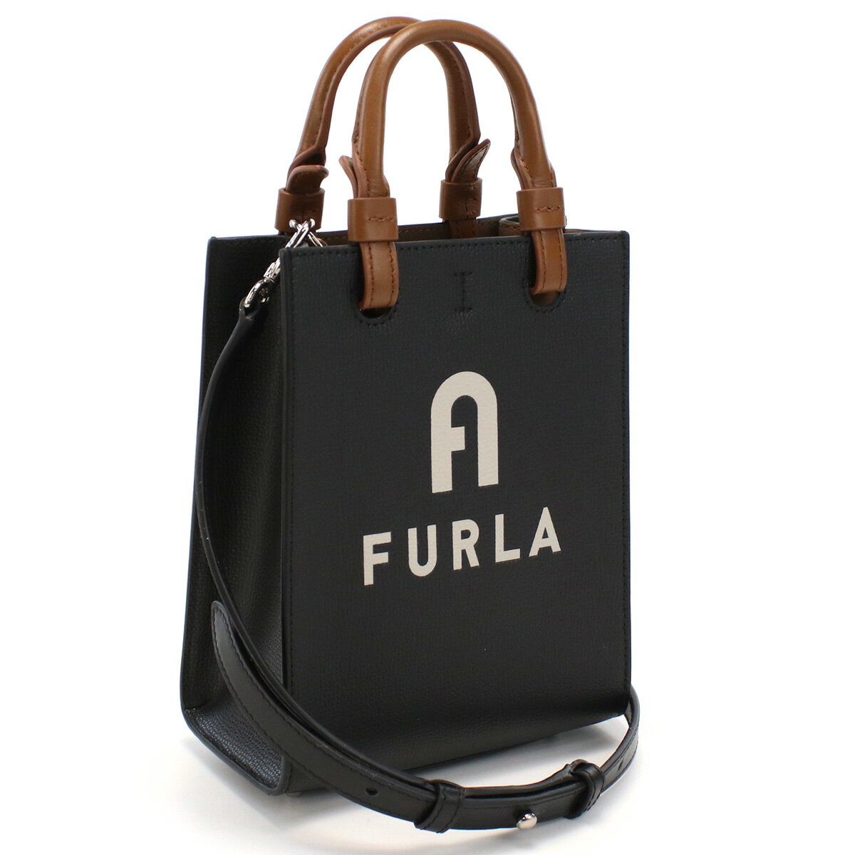 フルラ FURLA FURLA VARSITY ハンドバッグ ショルダー ブランド WB00729 BX1230 E0500 NERO+PERLA ブラック bag-01 gif-03w new-01 母の日