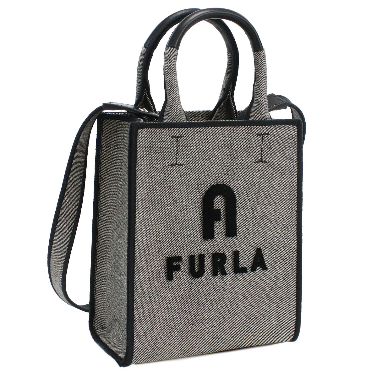 t FURLA FURLA OPPORTUNITY nhobO uh V_[t 2way WB00831 BX1550 G4100 GRIGIO+NERO O[n bag-01 gif-03w new-01